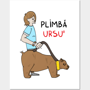 plimba ursul Posters and Art